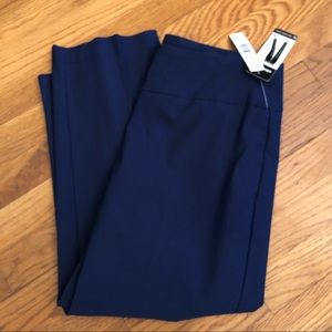 New Directions navy blue dress pants cropped sz 10